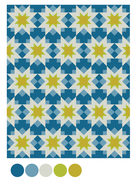 Night Stars quilt pattern