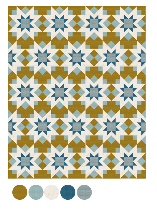Night Stars quilt pattern