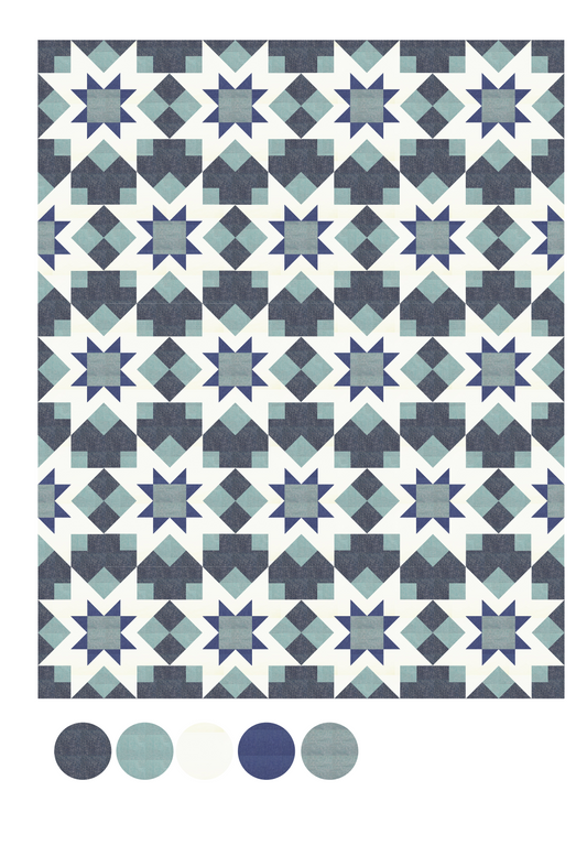 Night Stars quilt pattern