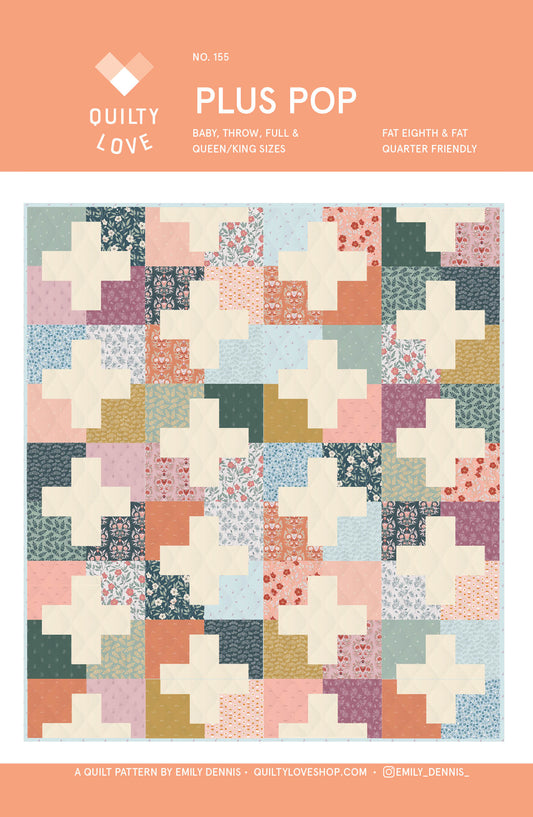Plus Pop Printed booklet Quilt Pattern