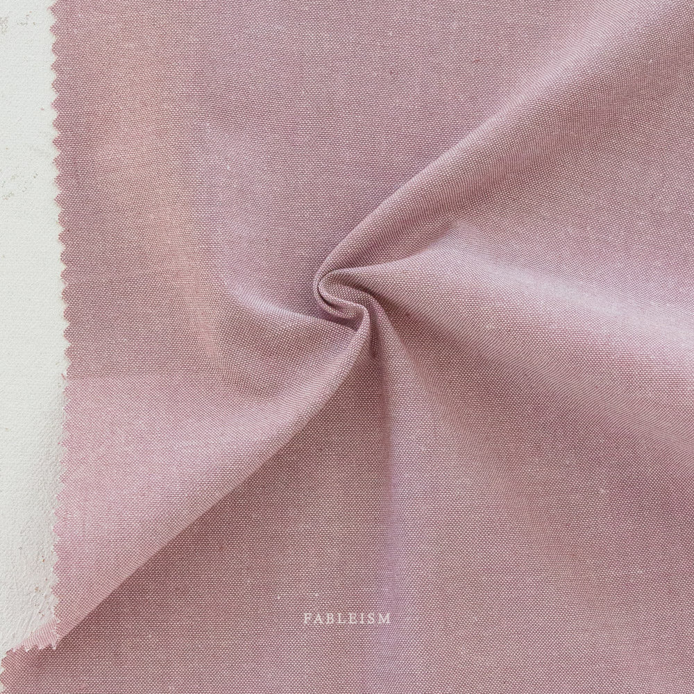 YARDAGE -Fableism - Everyday Chambray in Mellow Mauve