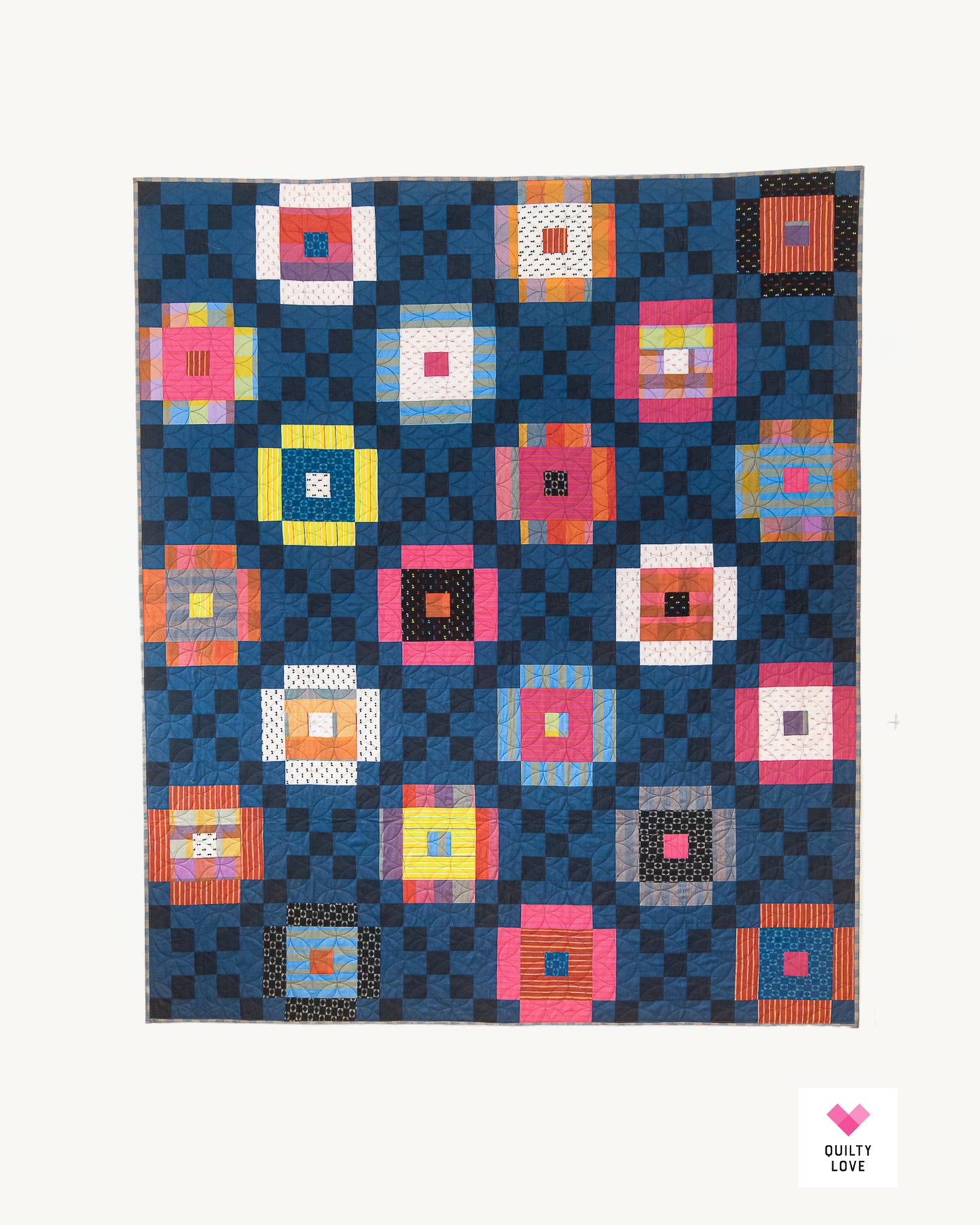 Lucky Links Irish Chain PAPER Quilt Pattern - mailed booklet