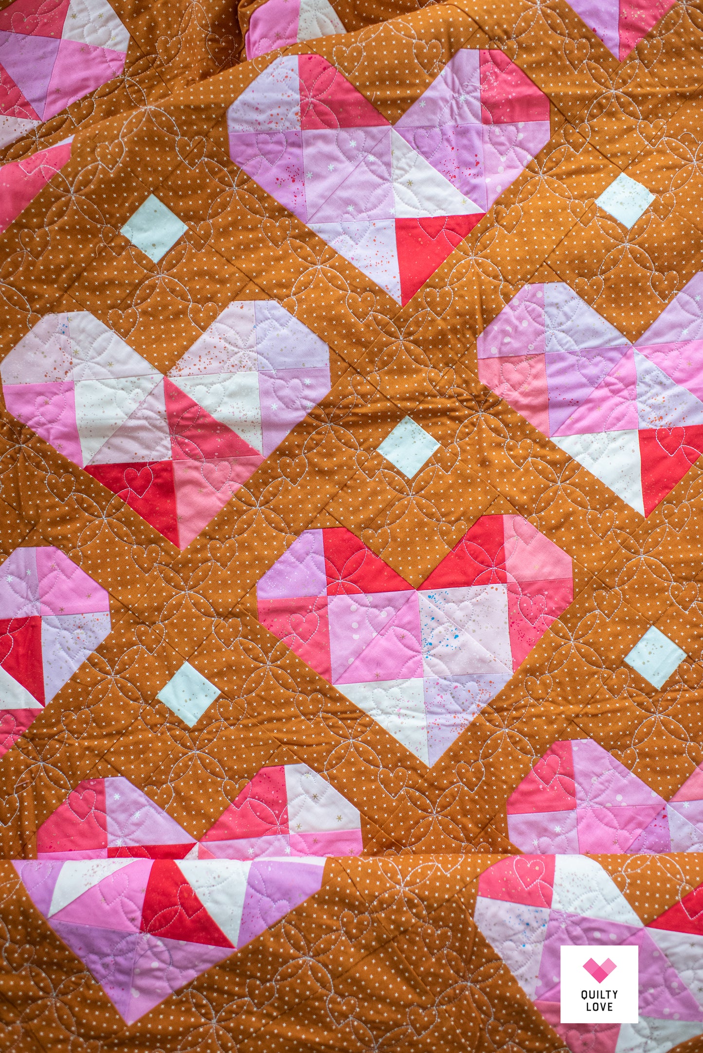 Heart Gems Quilt Kit - Ruby Star Society Basics
