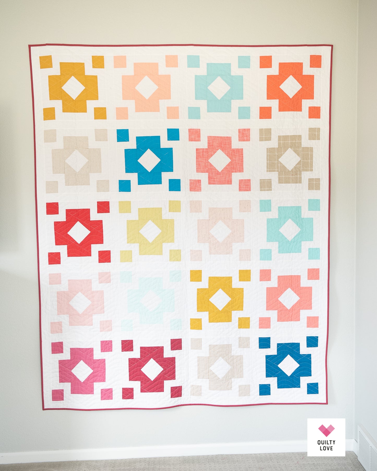 Diamond Lanterns PDF Quilt Pattern-Automatic download