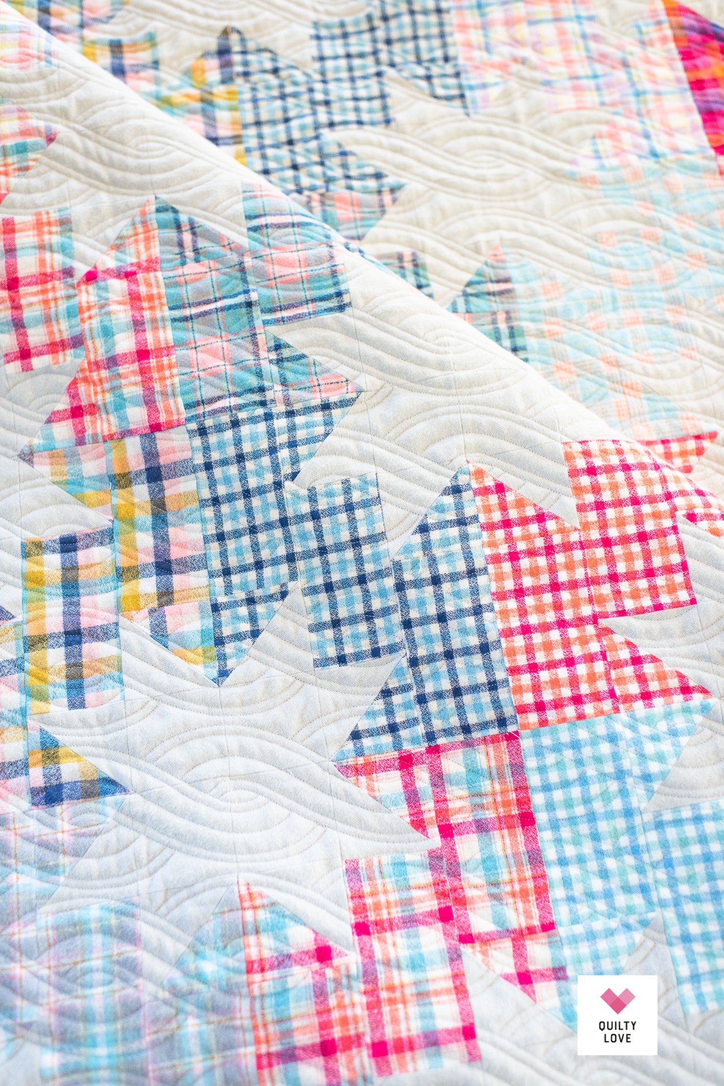 Star Pop FLANNEL handmade quilt