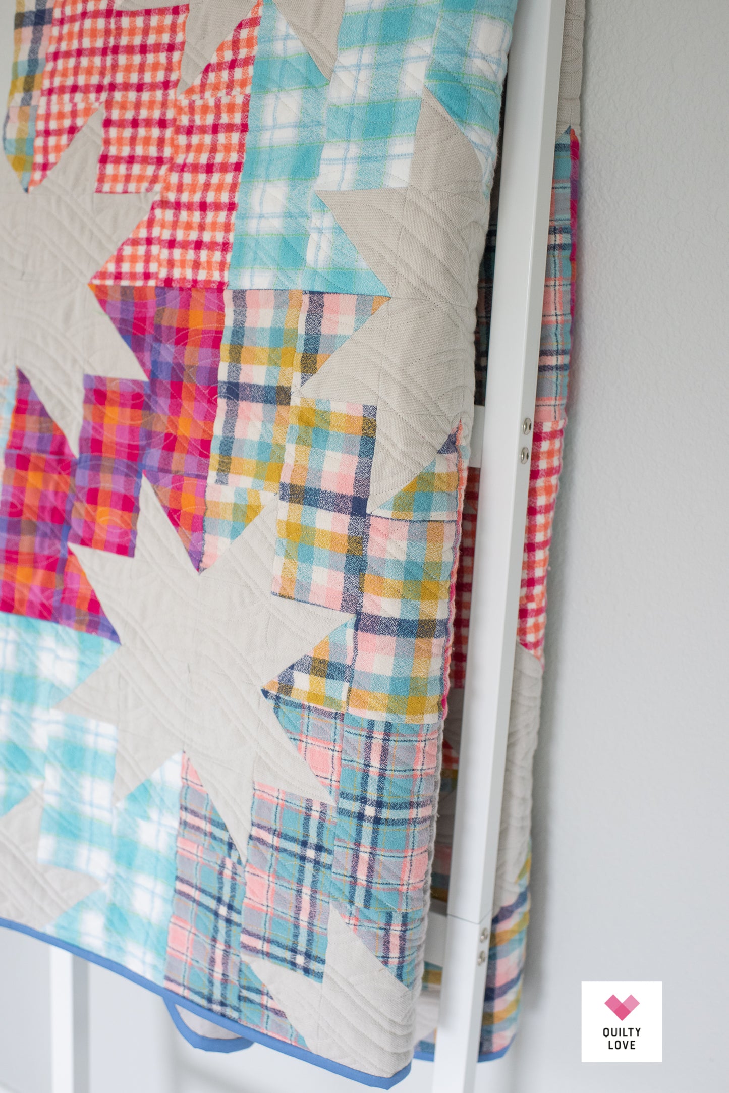 Star Pop FLANNEL handmade quilt