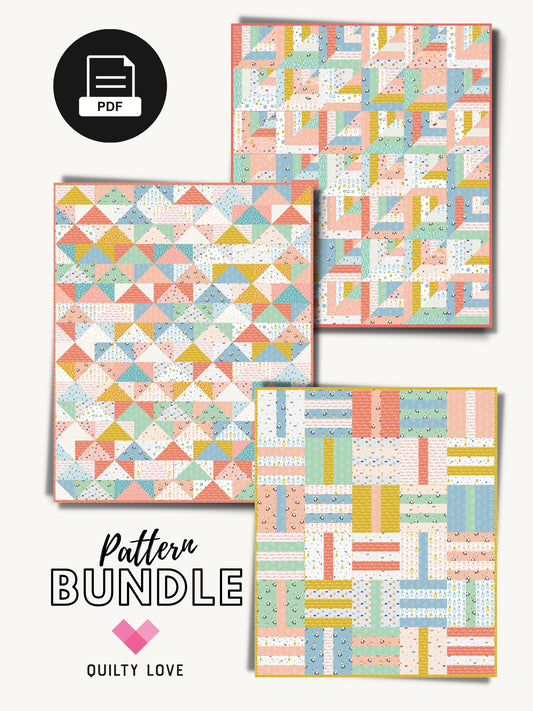 Stashbuster Series PDF quilt pattern bundle - Automatic Download