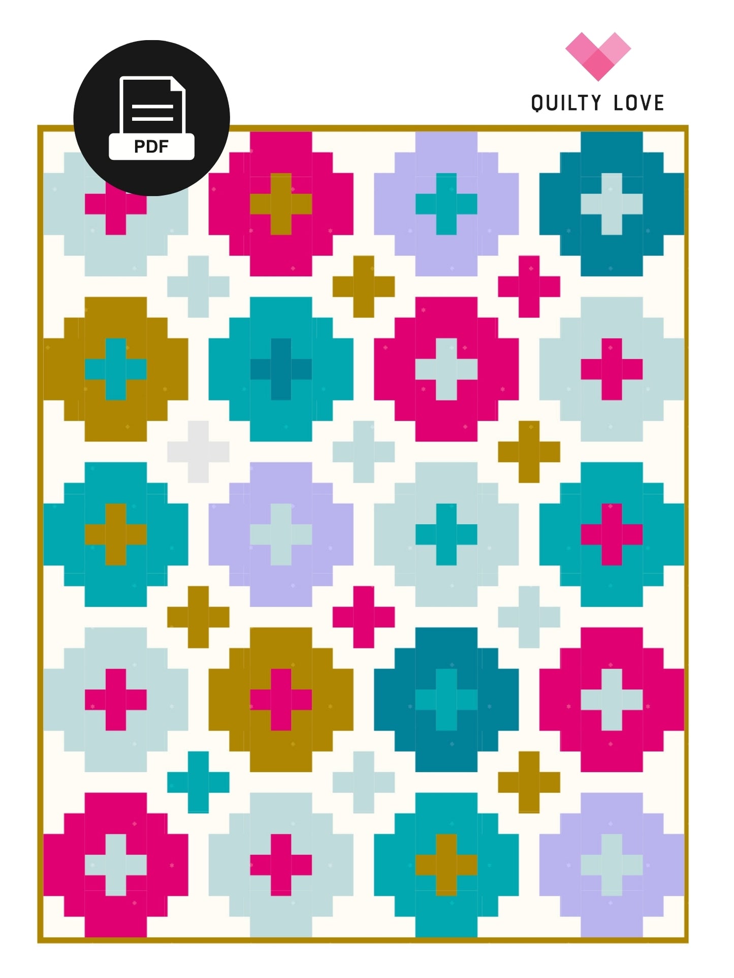 Cross Tile PDF Quilt Pattern
