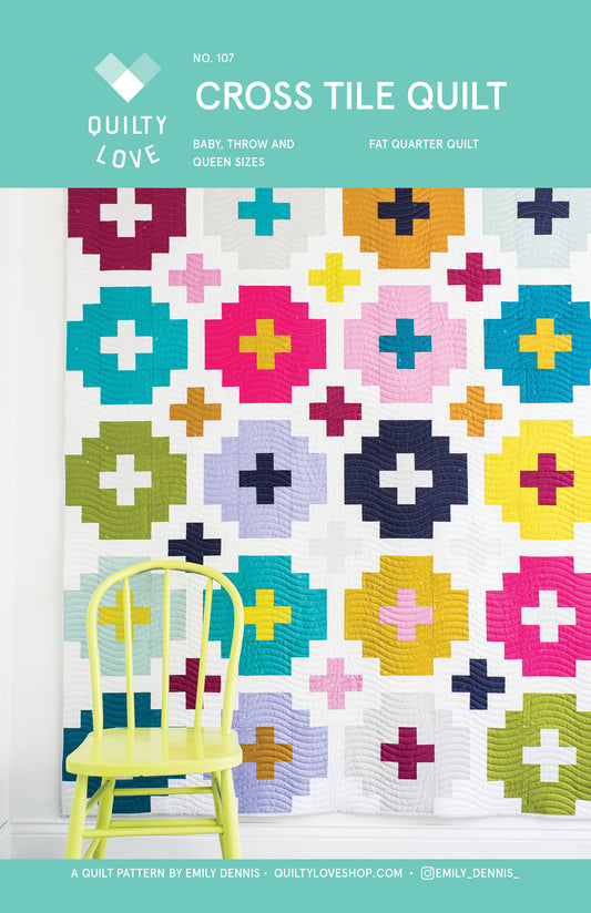Cross Tile PAPER Quilt Pattern