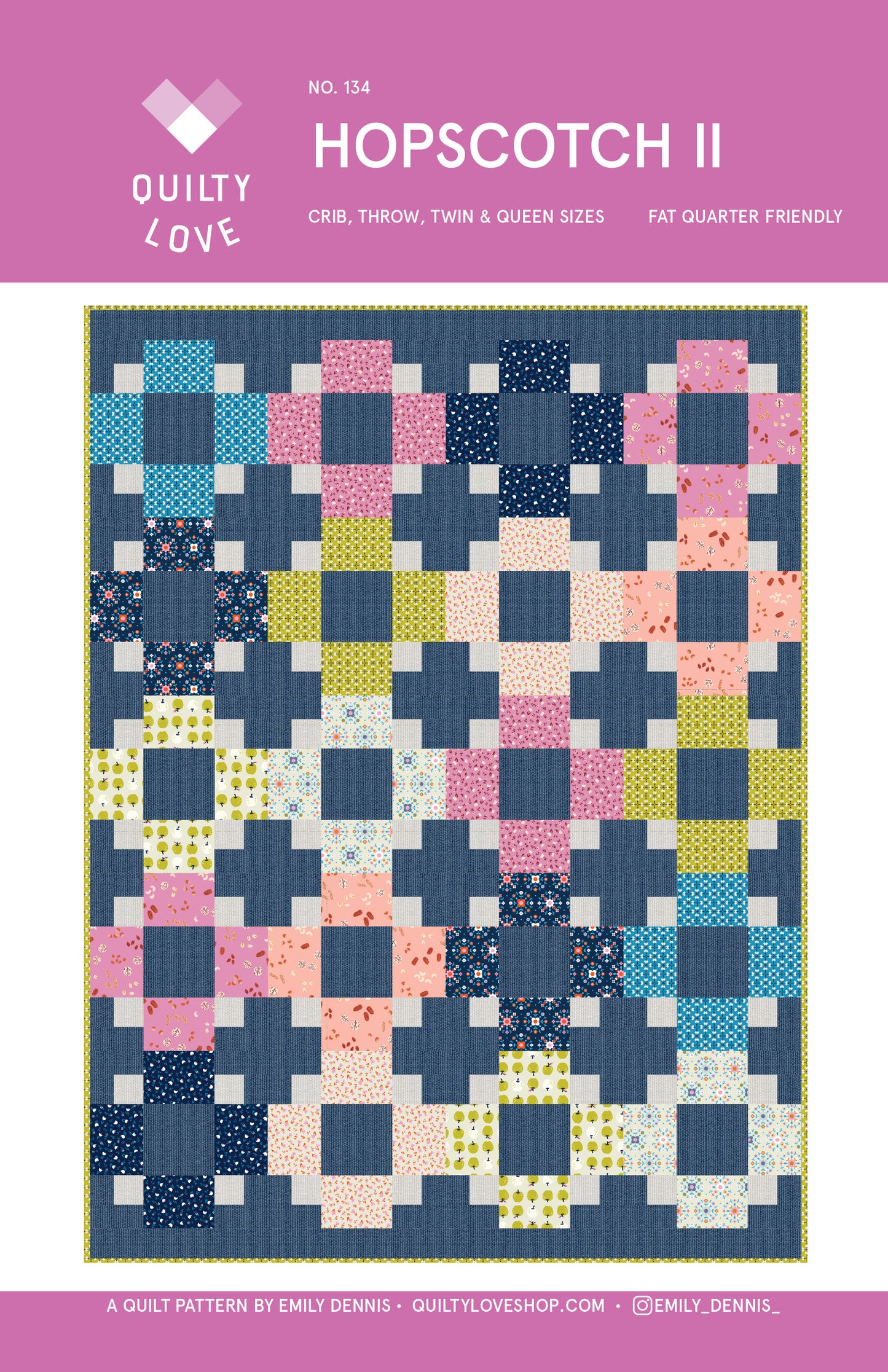 Hopscotch II PDF Quilt Pattern-Automatic Download