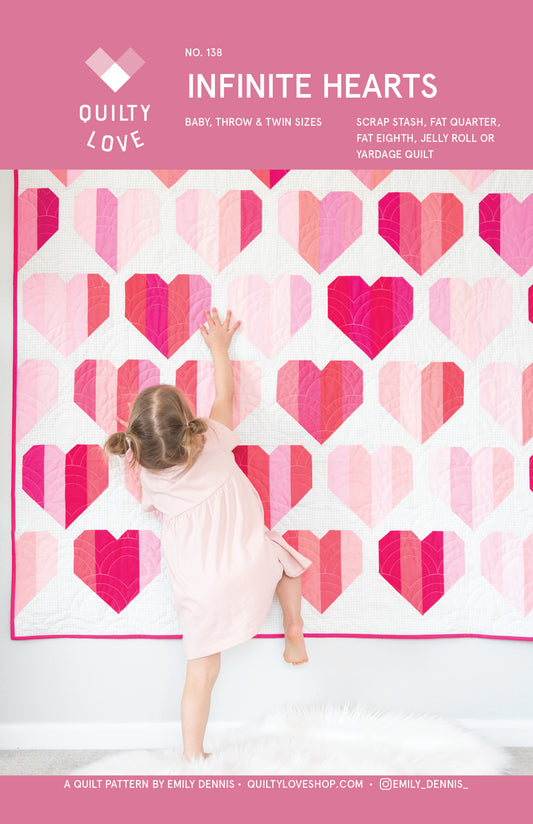 Infinite Hearts PAPER Quilt Pattern