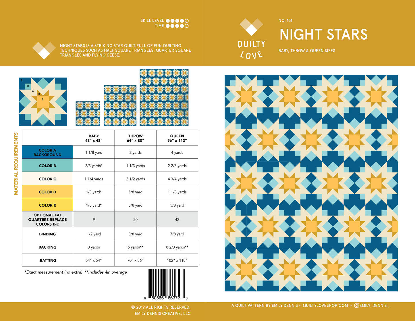 BESTSELLER STAR BUNDLE -Night Stars, Quilty Stars and Expanding Stars PDF quilt pattern bundle - Automatic Download