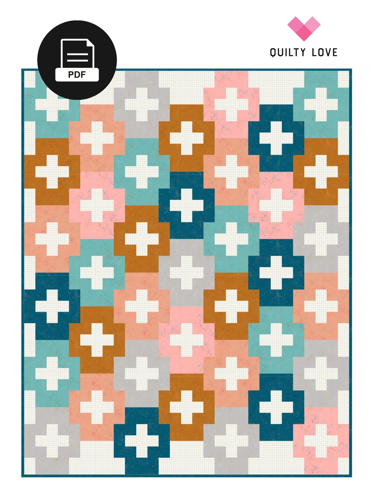 Plus and Minus PDF Quilt Pattern - Digital Download