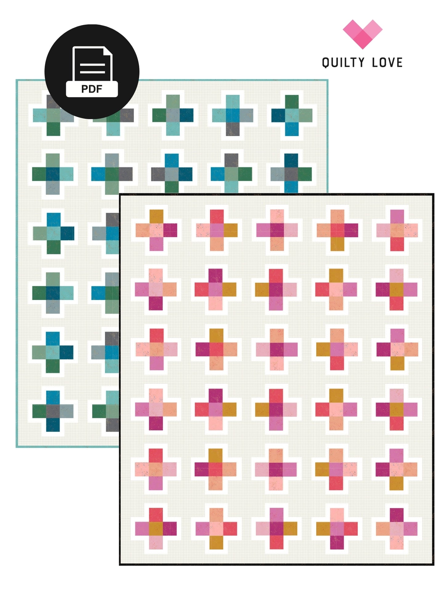 Plus Squared PDF Quilt Pattern