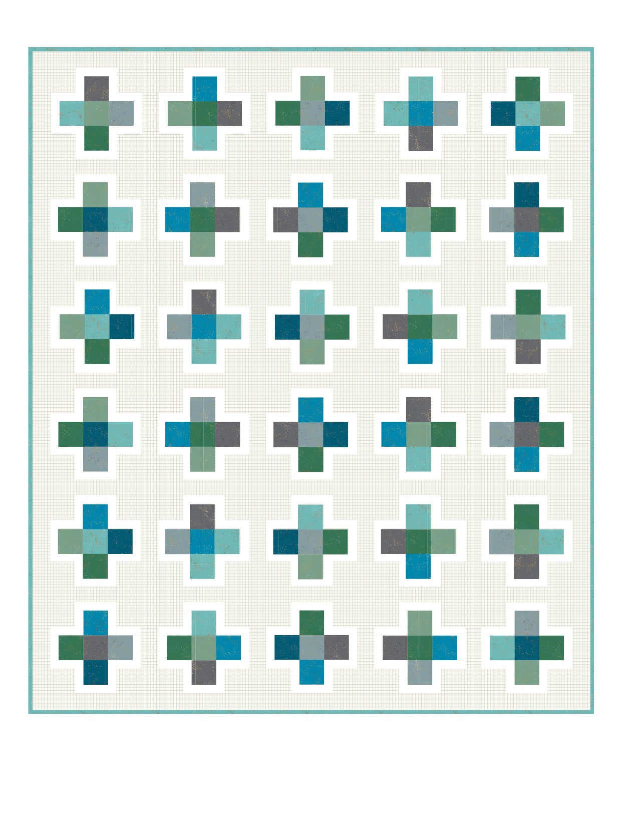 Plus Squared PDF Quilt Pattern