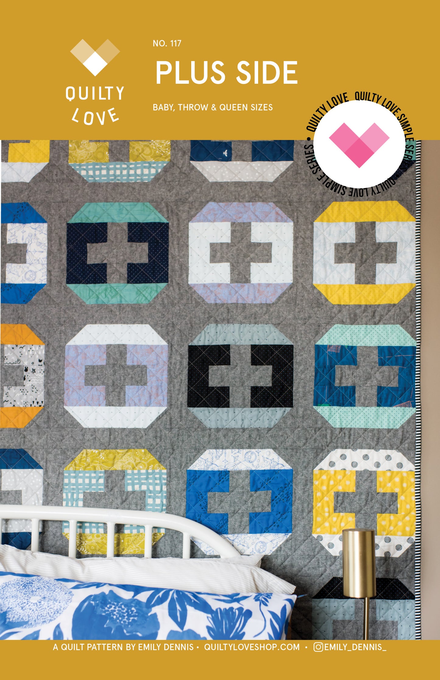Plus Side PDF Quilt Pattern - Automatic Download