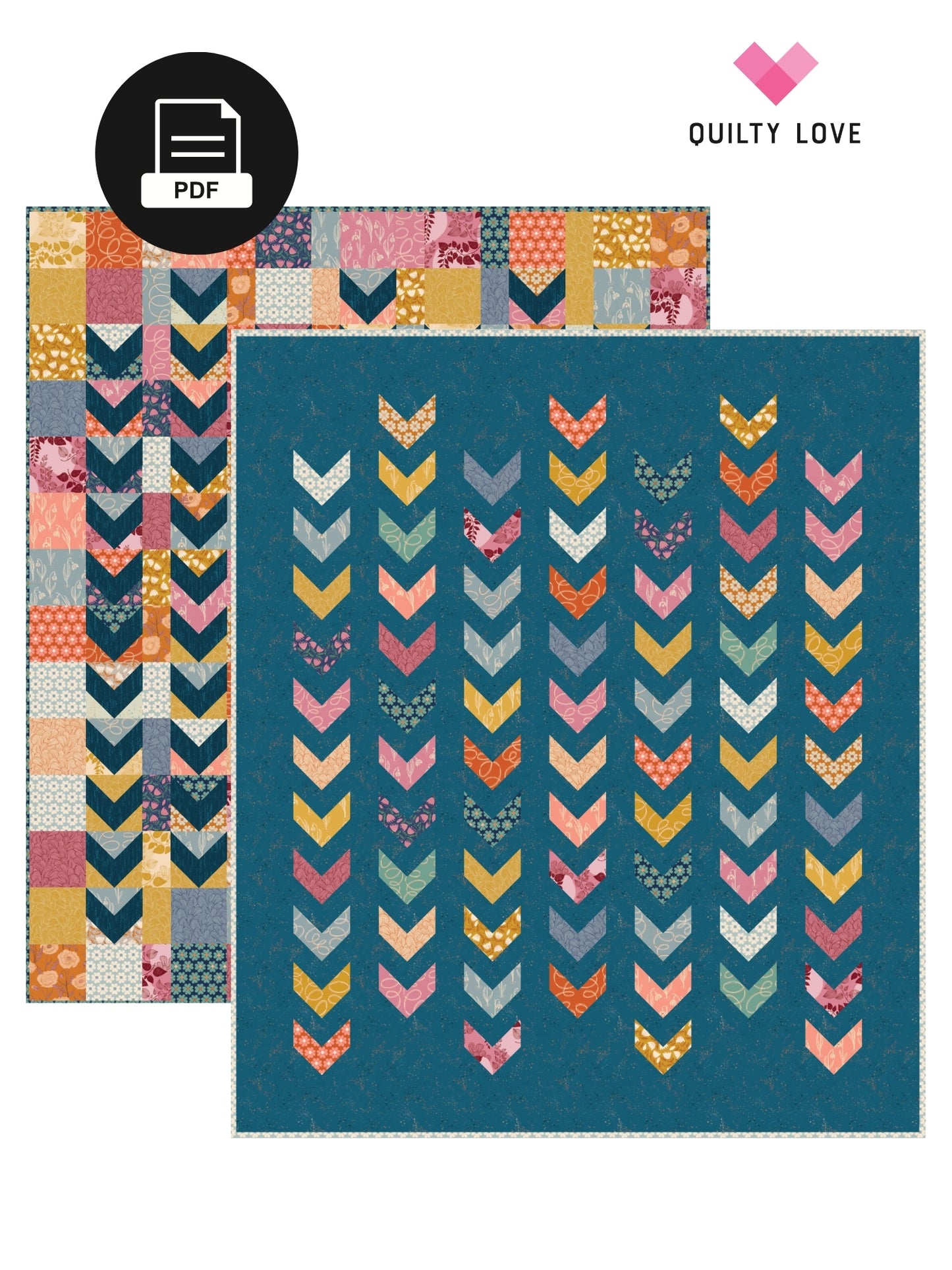 Scrappy Arrows PDF Quilt Pattern-Automatic Download