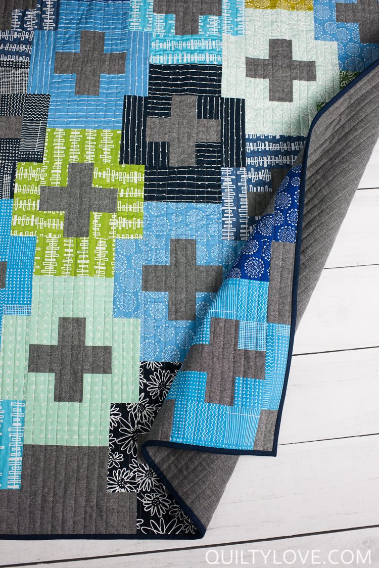 Plus and Minus PDF Quilt Pattern - Digital Download