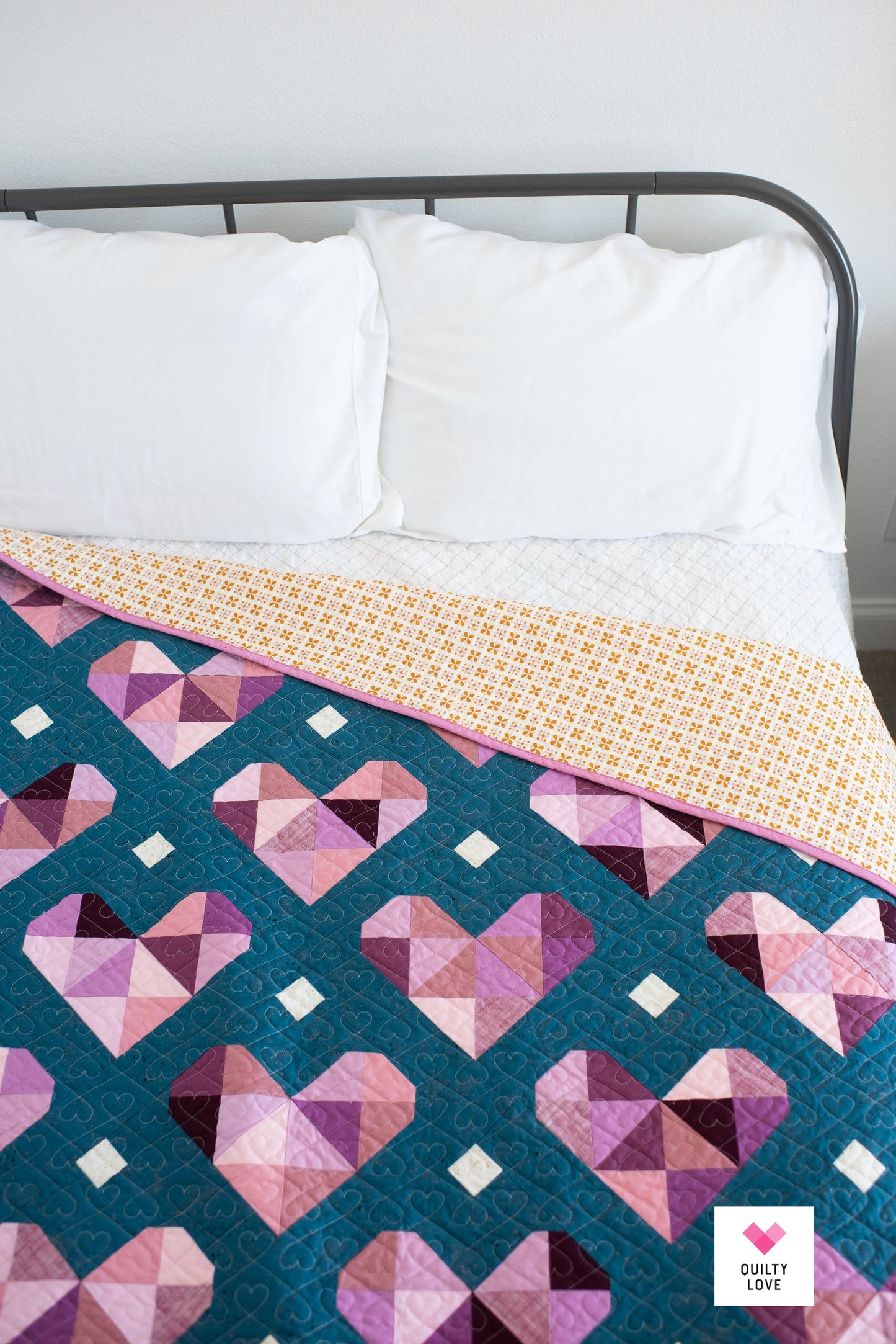 Heart Gems Quilt Pattern-PAPER pattern