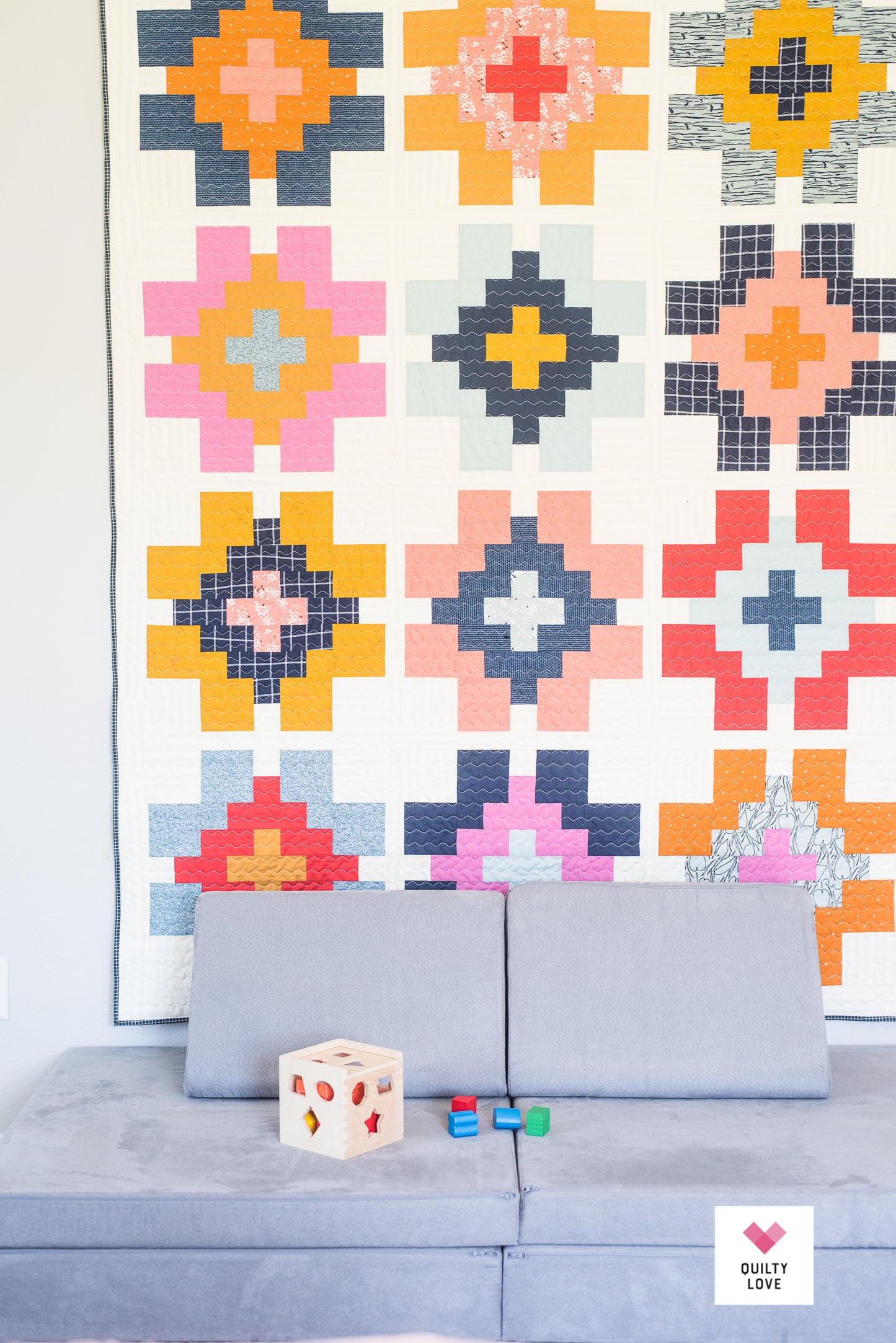 Glowing PDF Quilt Pattern-Automatic Download