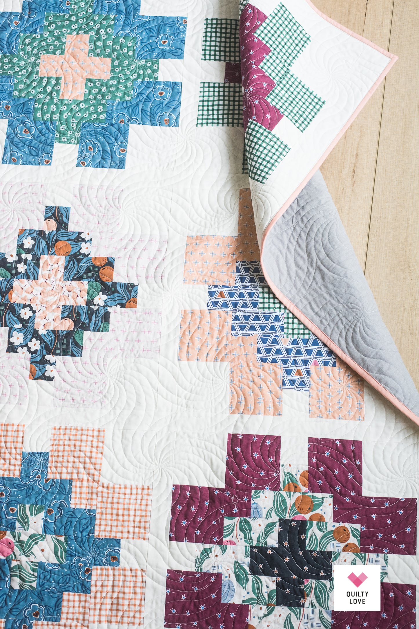 Glowing PDF Quilt Pattern-Automatic Download