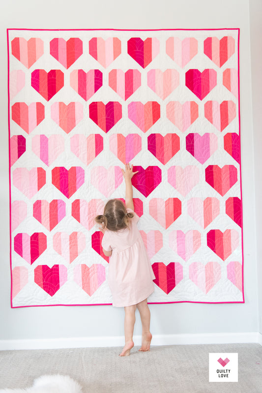 Infinite Hearts Quilt Pattern - Automatic PDF download