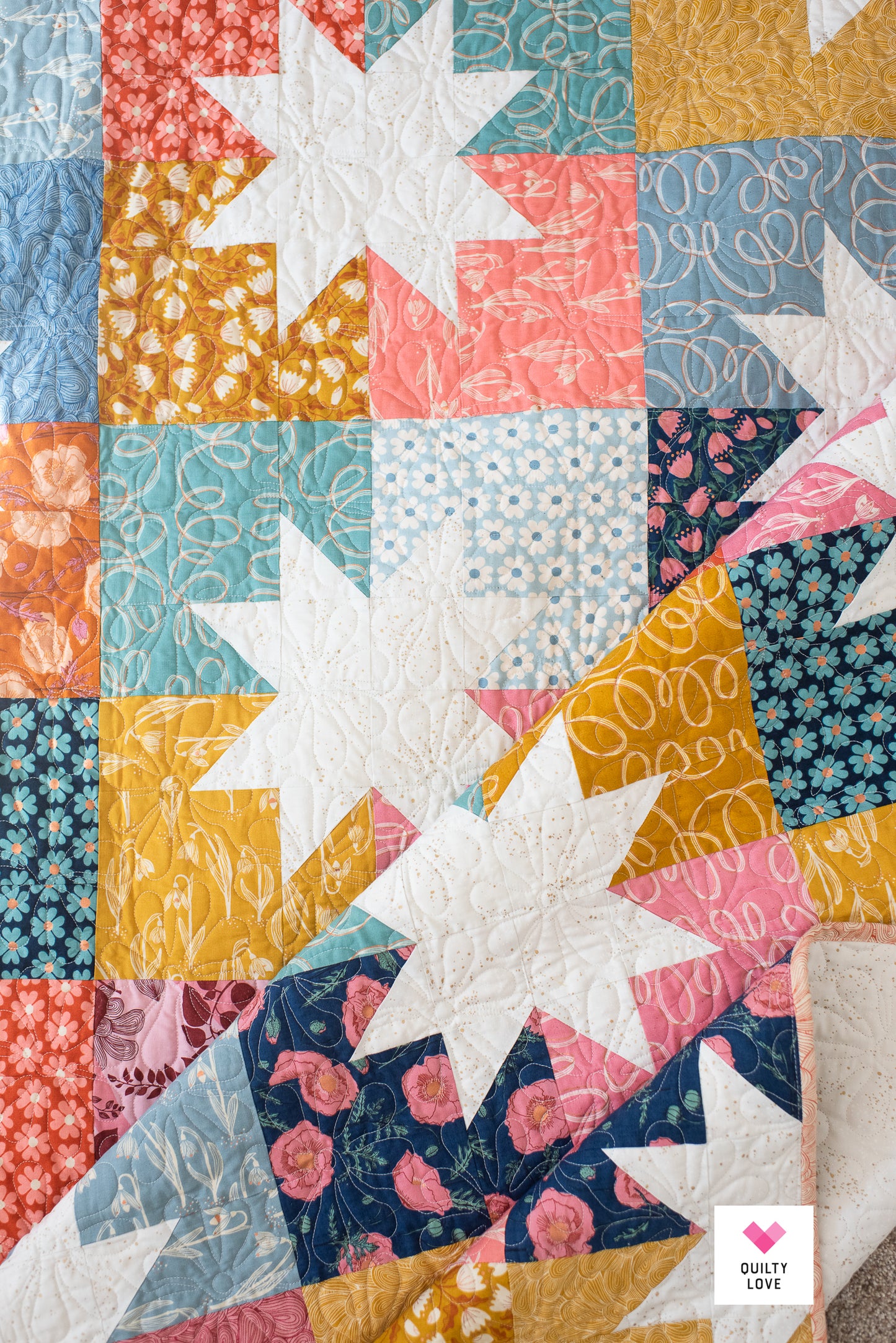 Star Pop II PDF Quilt Pattern-Automatic Download