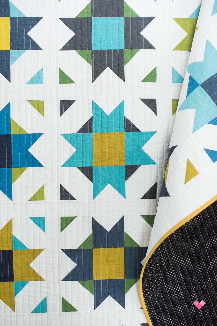 Compass Star PAPER Quilt Pattern