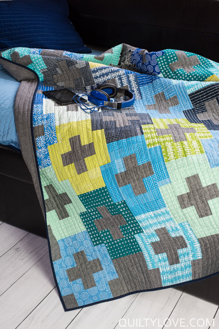 Plus and Minus PDF Quilt Pattern - Digital Download