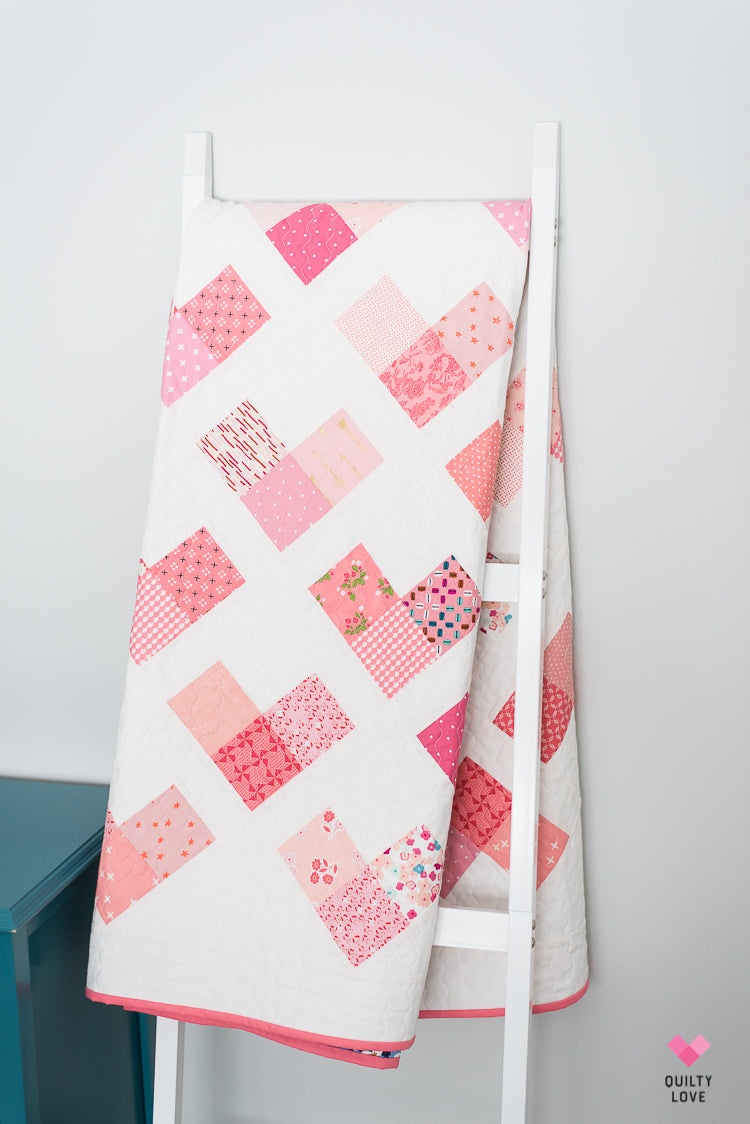 Quilty Hearts PDF Quilt Pattern-Automatic Download