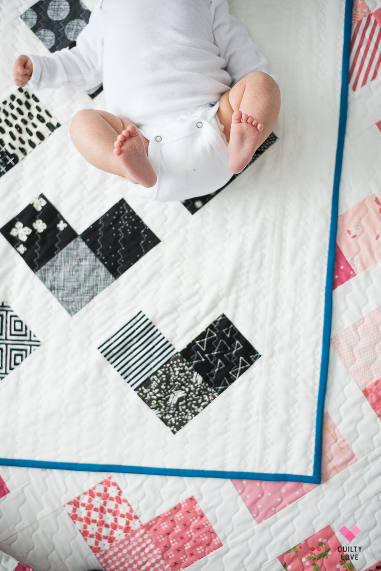 Quilty Hearts PDF Quilt Pattern-Automatic Download