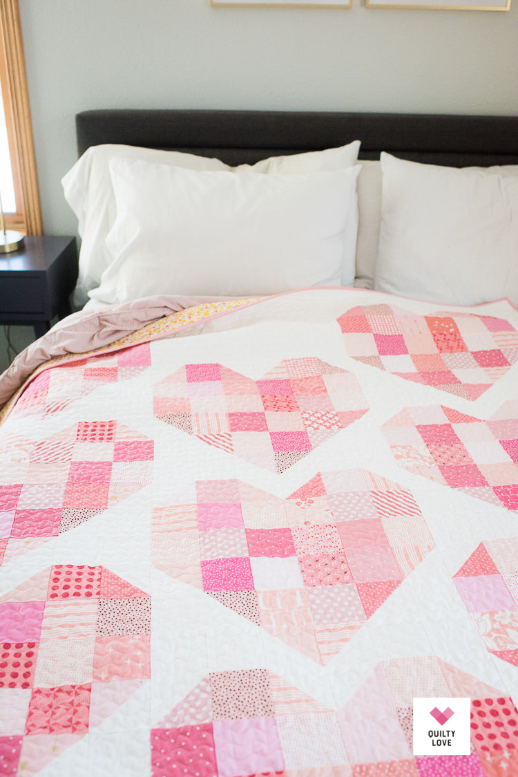 HEART BUNDLE -Quilty Hearts and Scrappy Hearts PDF quilt pattern bundle - Automatic Download