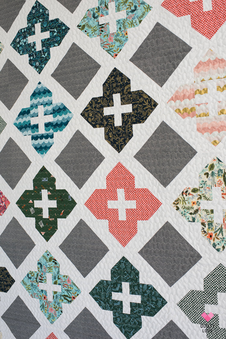Stained Glass Windows PAPER Quilt Pattern