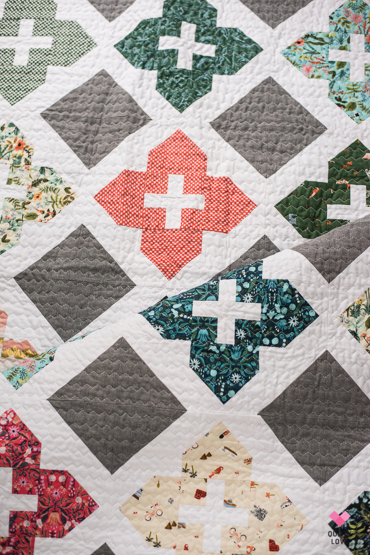 Stained Glass Windows PAPER Quilt Pattern