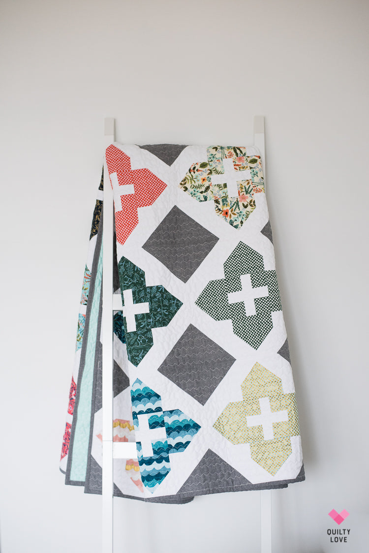 Stained Glass Windows PAPER Quilt Pattern