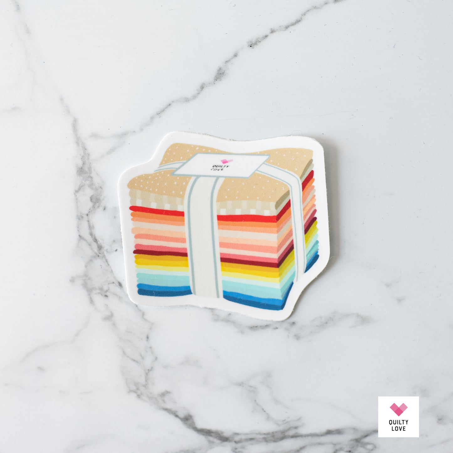 Quilty Love Palette Picks Fat Quarter bundle Vinyl Sticker