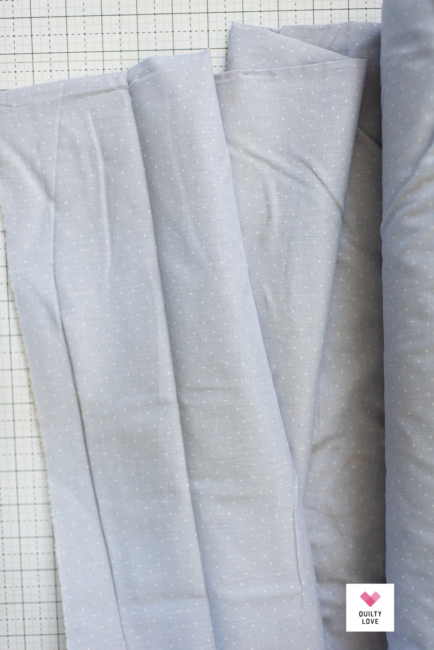 Grey Tiny Dots Maywood Studios Wide back