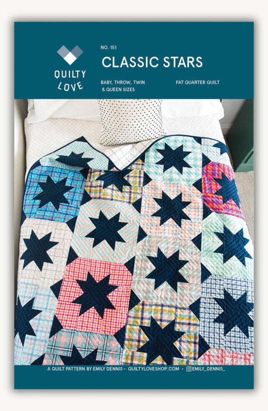 Classic Stars PAPER Quilt Pattern