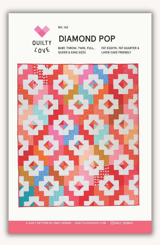 Diamond Pop PAPER Quilt Pattern