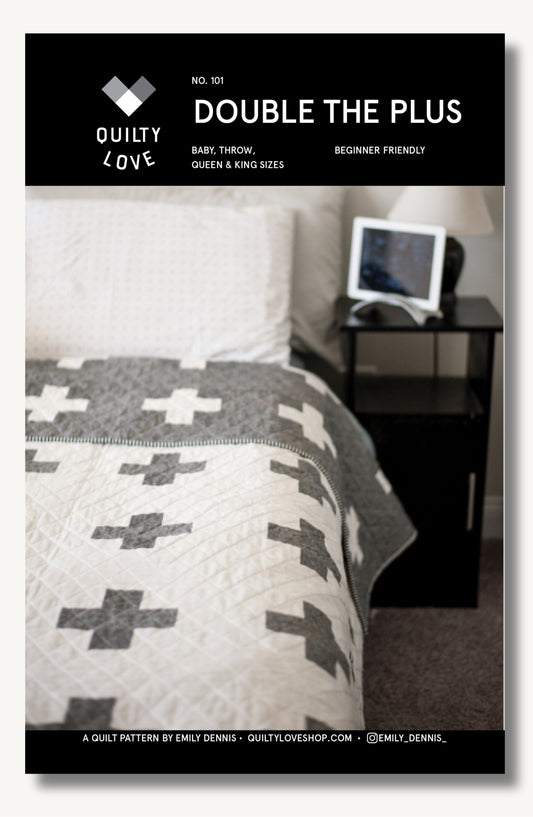 Double the Plus PAPER Quilt Pattern