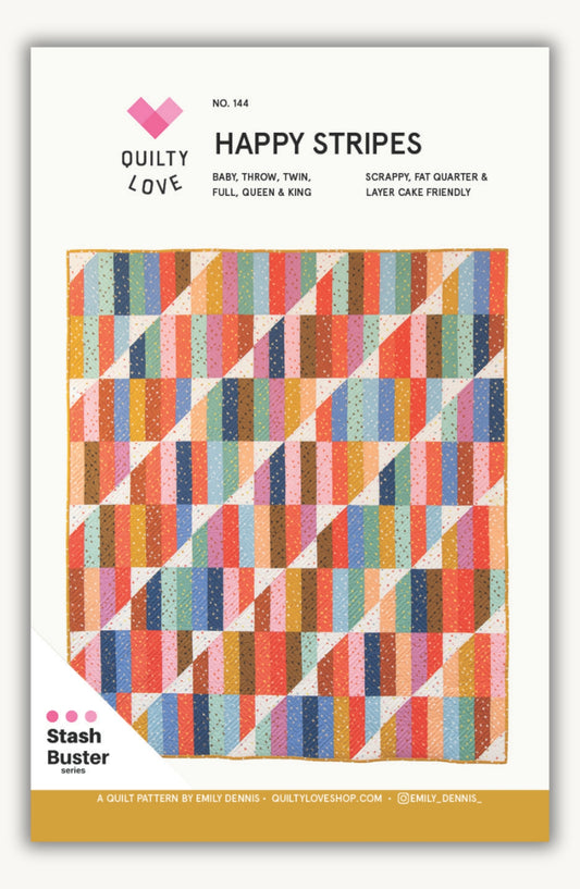 Happy Stripes Printed PAPER pattern
