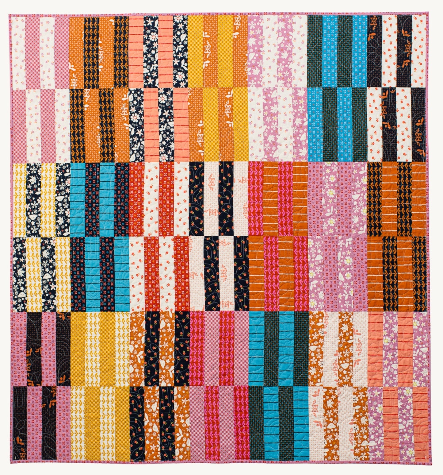 Jelly Stripes Handmade Quilt- The RSS Sugar Maple one
