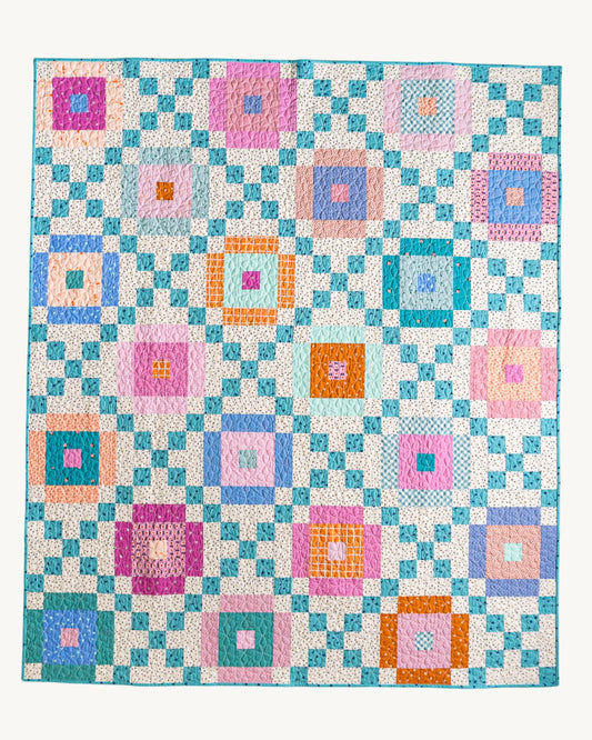 Lucky Links Handmade Quilt- The Scrappy One