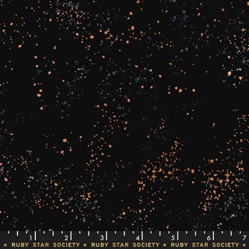 YARDAGE -Speckled Metallic Black - Ruby Star Society