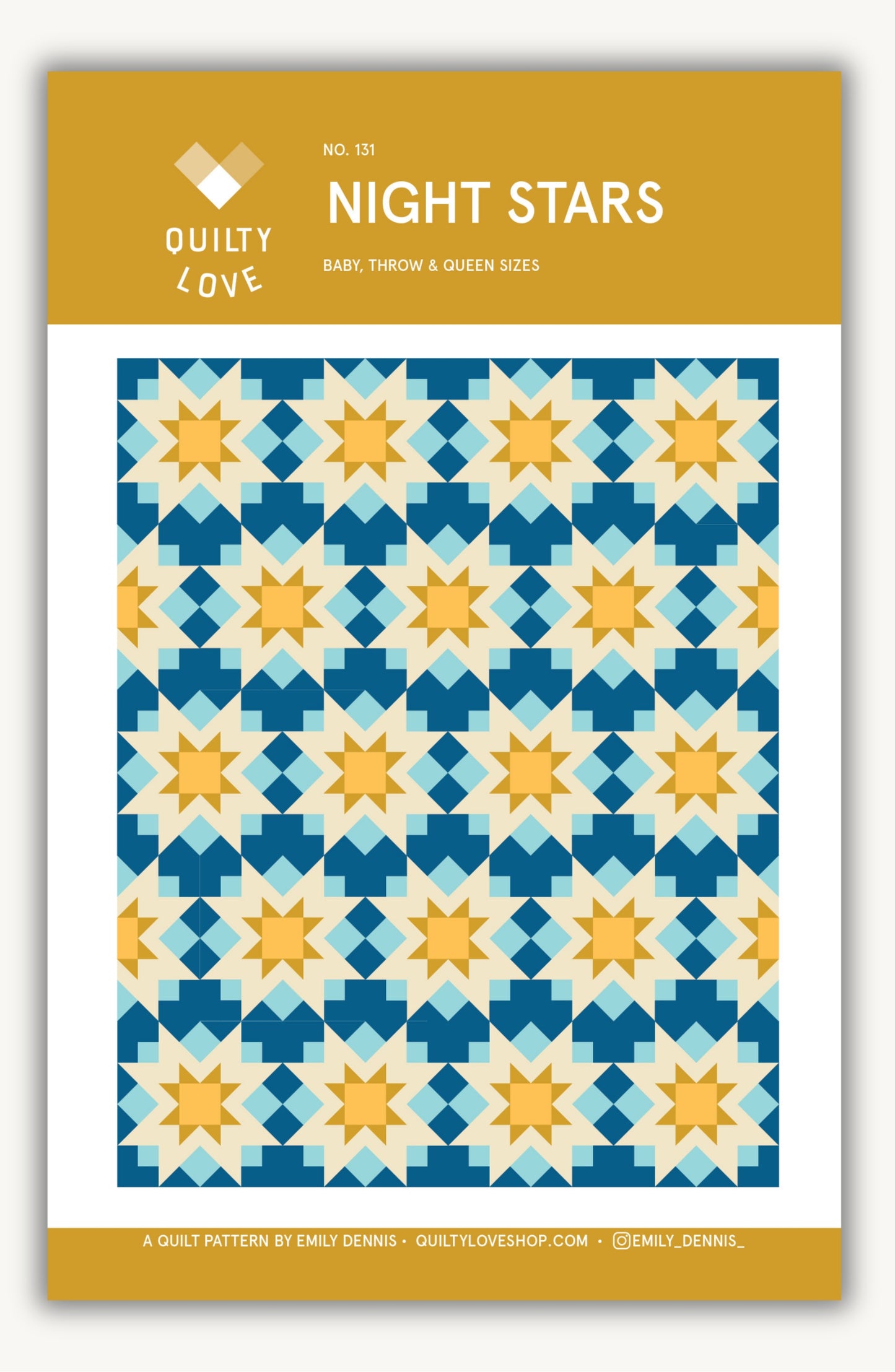 Night Stars PAPER Quilt Pattern