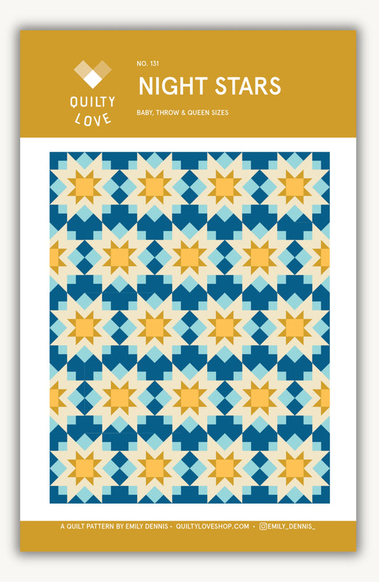 Night Stars PAPER Quilt Pattern
