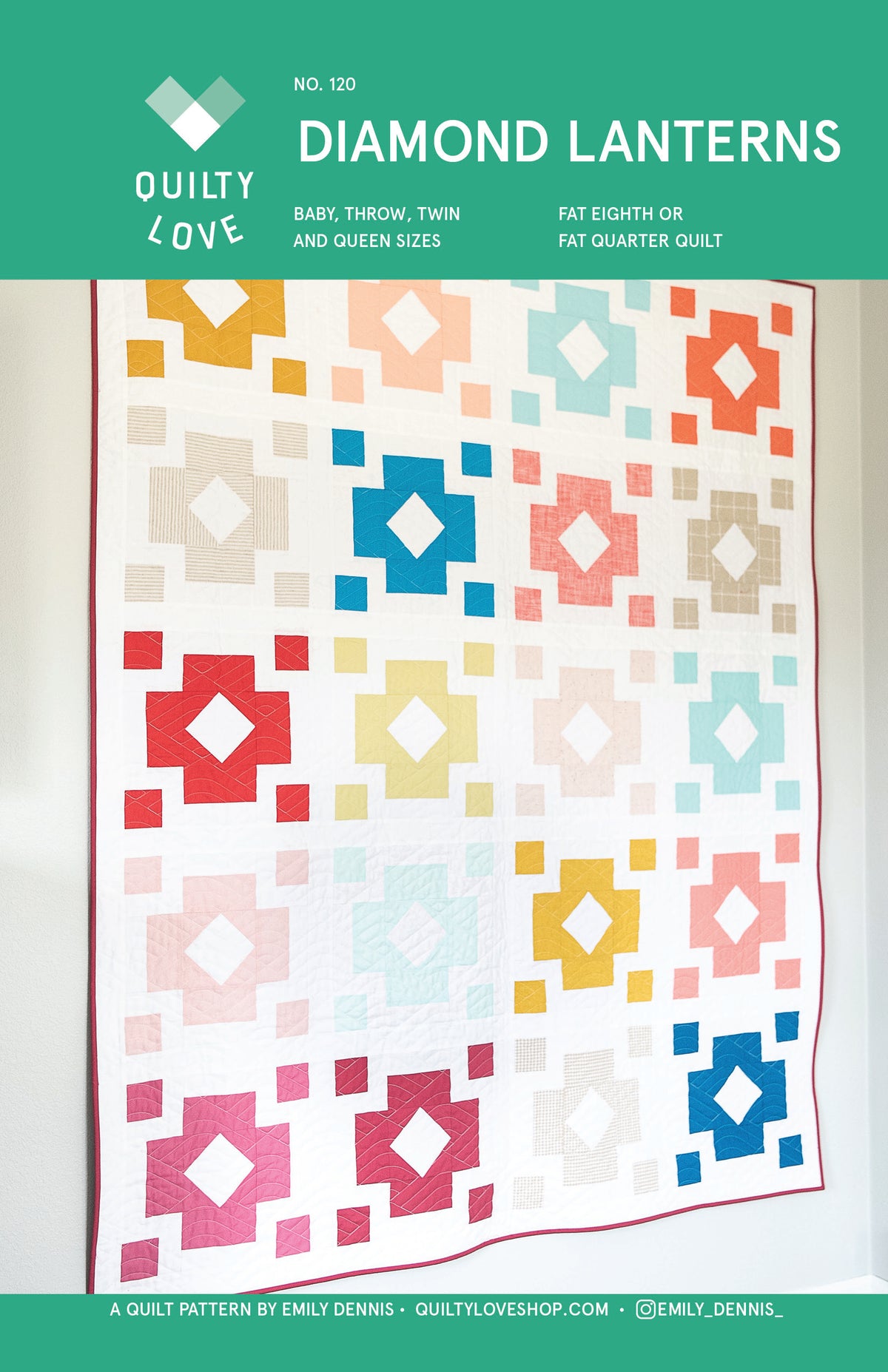Diamond Lanterns PAPER Quilt Pattern