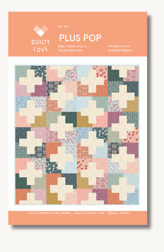 Plus Pop Printed booklet Quilt Pattern
