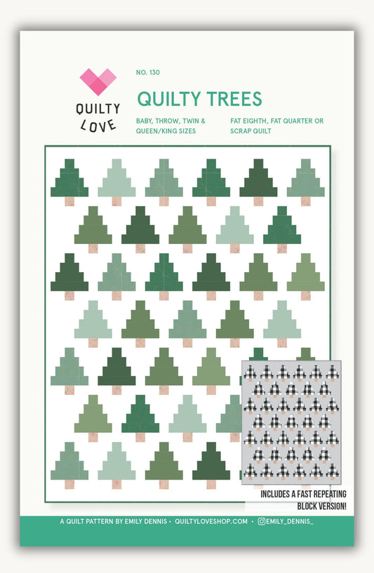 Quilty Trees PAPER quilt pattern