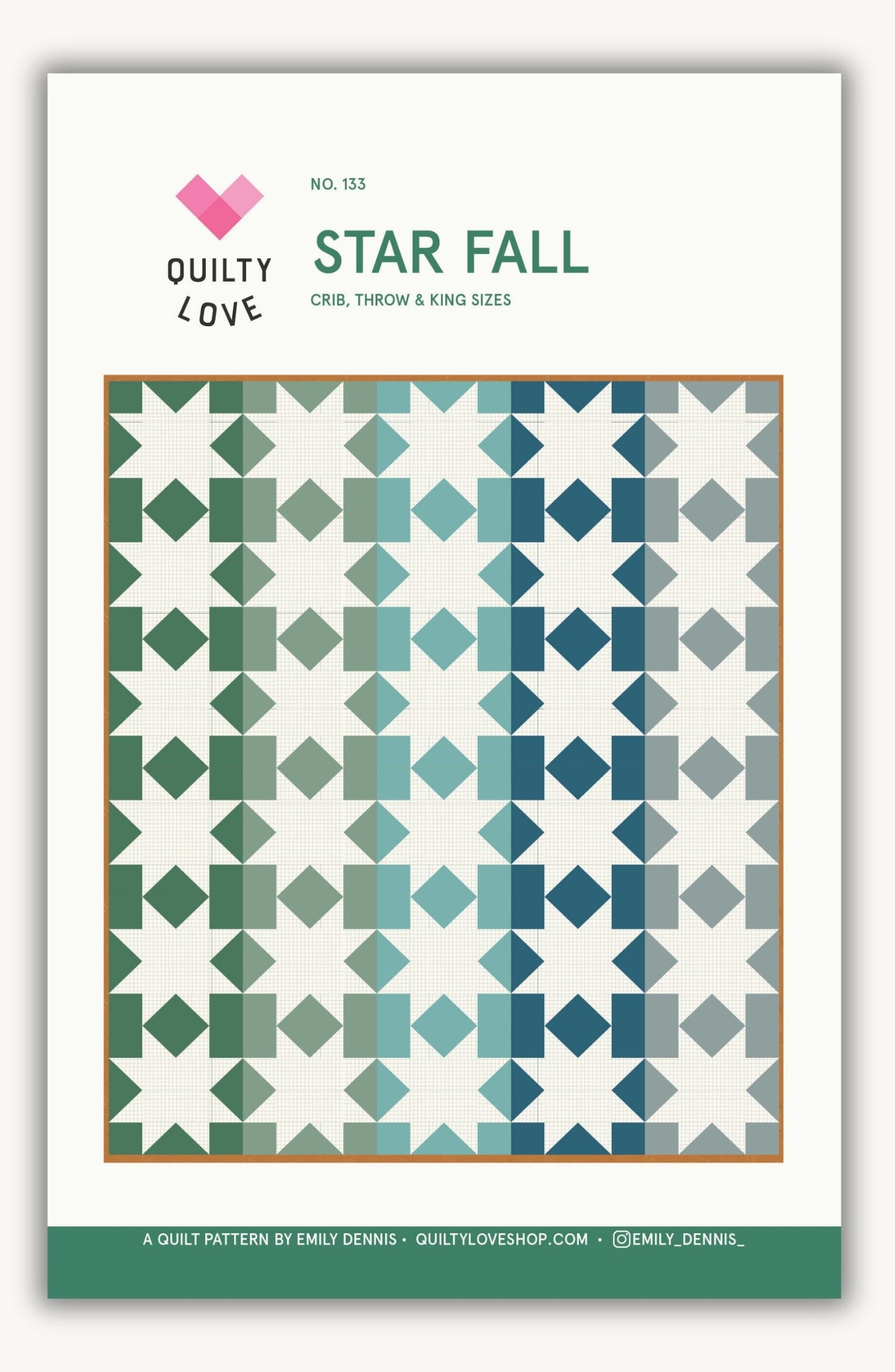 Star Fall PAPER Quilt Pattern